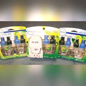Febreze Plug and Refills Lot of 5 Refills and 1 Plug in Original Gain Scented